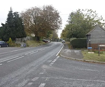 A417 past the bus shelter