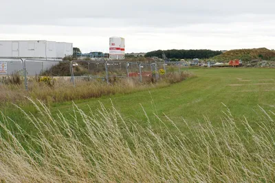 Building compound on the edge of Milton-under-Wychwood