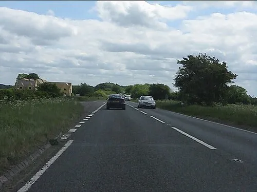 A40 at the western turning for Windrush
