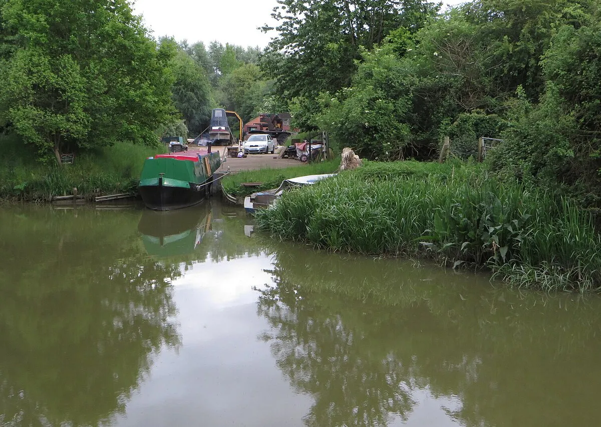 Boatyard on the Oxford canal