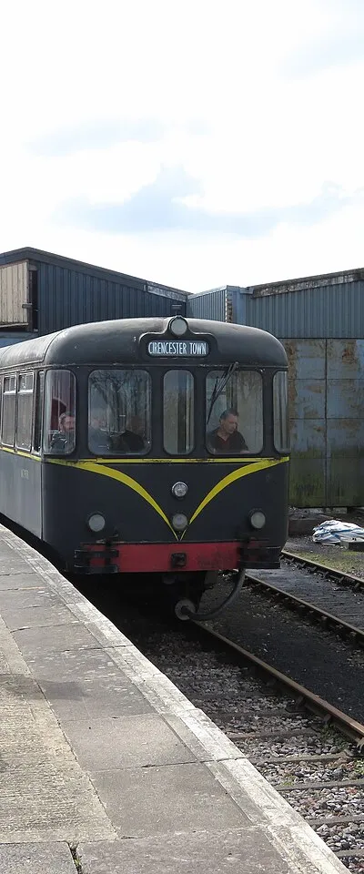 AC railbus at Hayes Knoll station