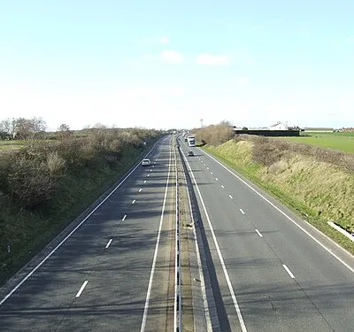 A40 Witney by-pass View westwards.