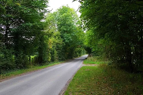 Minor road at Foxhill, Wilts