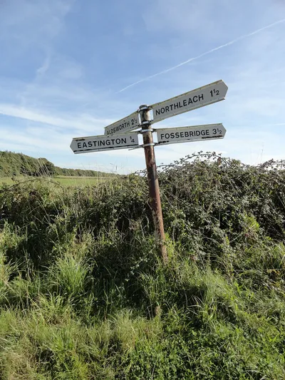Direction Sign - Signpost at Eastington Lower End