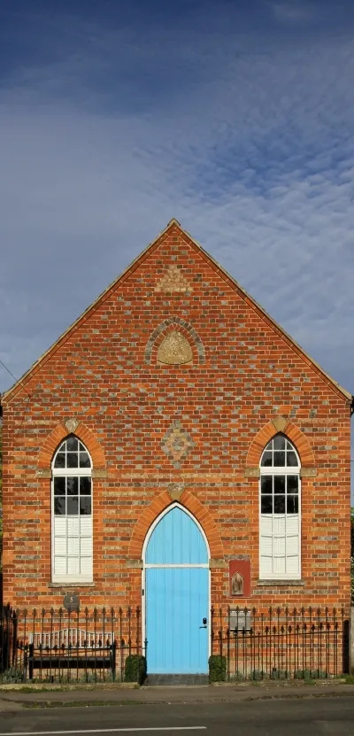 Former Primitive Methodist chapel at The Green, Standlake, Oxfordshire, seen from the east