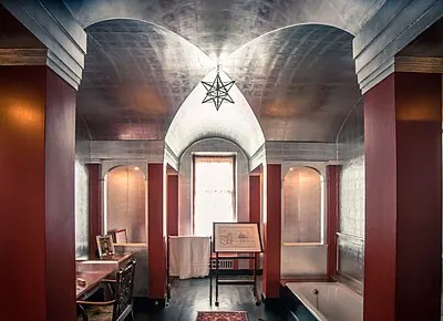 Art Deco Bathroom at Upton House, Warwickshire