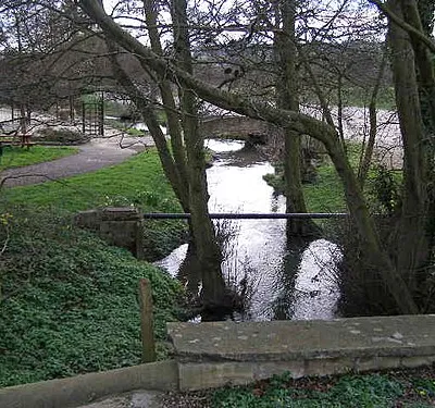 River Colne This stream flows through some of the 5 acres of grounds surrounding Frogmill Hotel and Conference Centre, but looked completely different to this picturesque scene during the severe flooding which was experienced in Gloucestershire in July 2007.