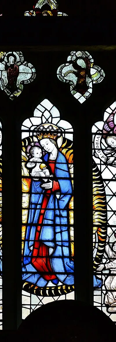 Compton Beauchamp: St. Swithun's Church: Chancel stained glass window