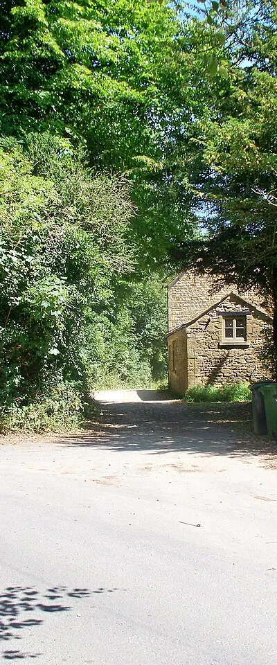 Bridleway meets road