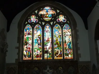 Church of St John the Baptist, Fladbury, east window
