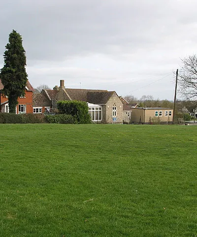 Ashleworth Cof E Primary School, The Green In a conservation area it seems unusual to see a modern portable classroom. I suppose it depends on which came first.