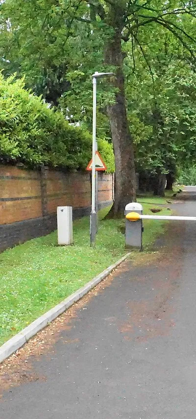 Barrier on Oakley Road