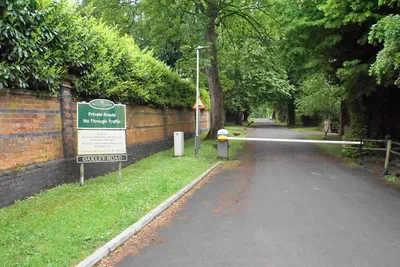 Barrier on Oakley Road