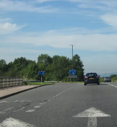 A4019, Junction 10, Northbound, M5 Motorway