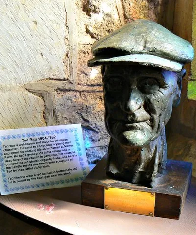 Bronze sculpture, Church of St Mary, Longcot