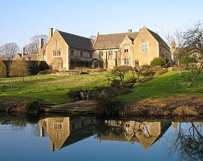 A view of Great Chalfield manor, in Wiltshire, taken late on a winter afternoon. Flickr offers a number of other photographers' versions of the same view.