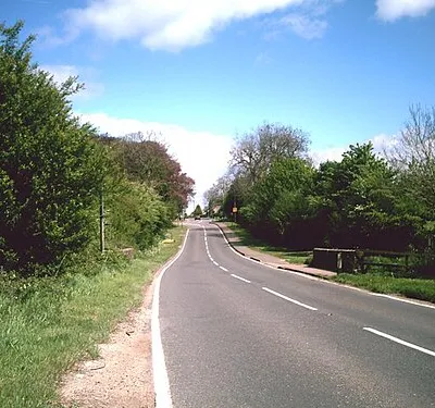 Approaching Carterton On the B4477 from the South West