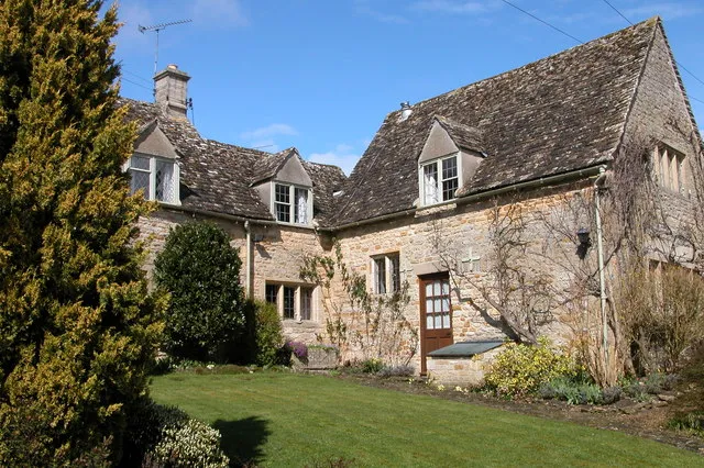 Cottages in Icomb, Gloucestershire, England