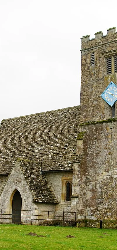 Church of England parish church of All Saints, East Lockinge, Oxfordshire (formerly Berkshire), seen from the northwest