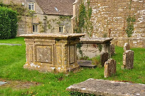 Chest Tombs, Parish Church, Foxley, Wiltshire 2020