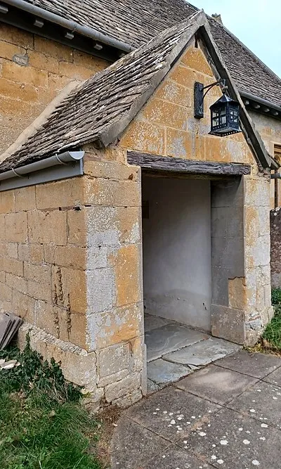 Church of St. John the Baptist, Wickhamford, Worcestershire, England. 13th century chancel, rest 14th century, tower 17th century. Grade I listed.
