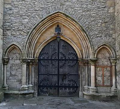 Abingdon, St. Helen's Church: North entrance