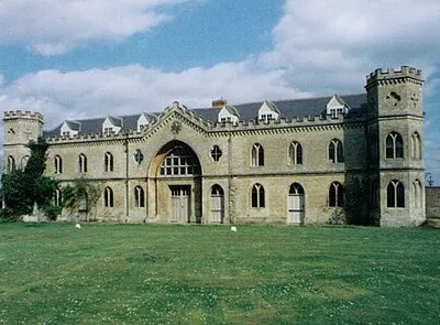 Former Manor House, Buckland, Oxfordshire (formerly Berkshire). Built about 1580 as a house. Converted into stables for Buckland House about 1757.