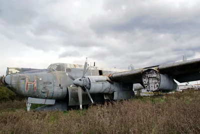 Awaiting its fate A derelict Shackleton maritime patrol aircraft at Long Marston airfield near Stratford. It forms part of a long-closed aviation museum and all the exhibits are in neglected condition. The good news is that some - but not the Shack - have been bought by East Midlands aviation museum. The future of the mighty Shack looks grim.