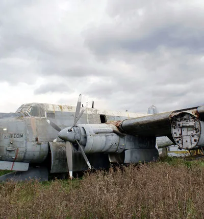 Awaiting its fate A derelict Shackleton maritime patrol aircraft at Long Marston airfield near Stratford. It forms part of a long-closed aviation museum and all the exhibits are in neglected condition. The good news is that some - but not the Shack - have been bought by East Midlands aviation museum. The future of the mighty Shack looks grim.
