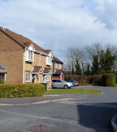 Cul-de-sac off Otter Close, Hucclecote