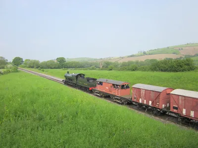 2807 With 10.10 Toddington to Cheltenham Freight Train