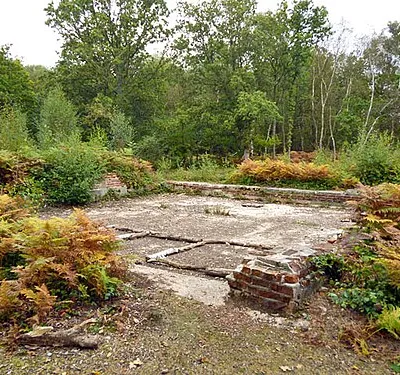 Base of building, Snelsmore Common