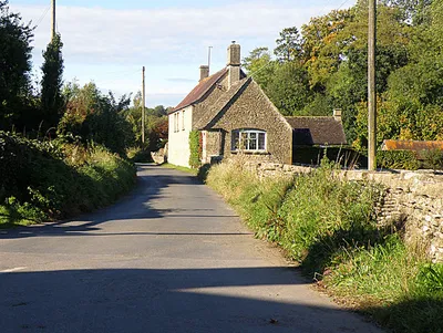 Country Lane, Daglingworth This road leads to Duntisbourne Rouse.