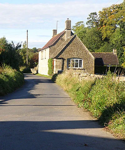 Country Lane, Daglingworth This road leads to Duntisbourne Rouse.
