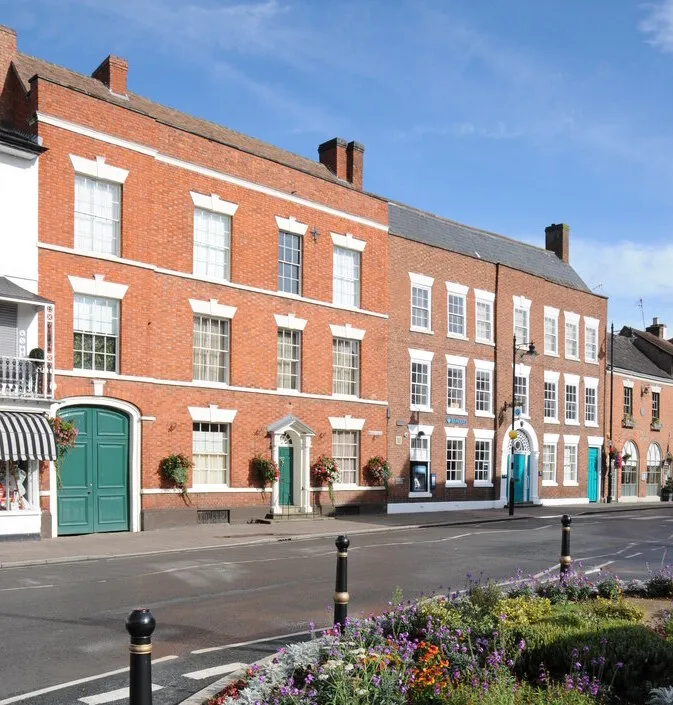 Georgian houses in Pershore