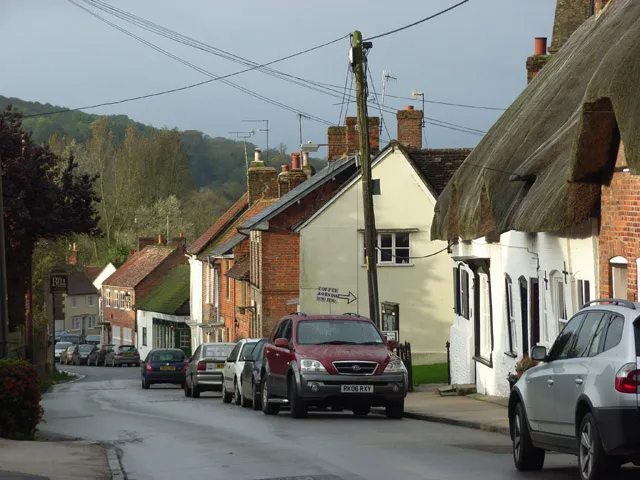 Ramsbury. Looking down Oxford Street towards the village centre.
