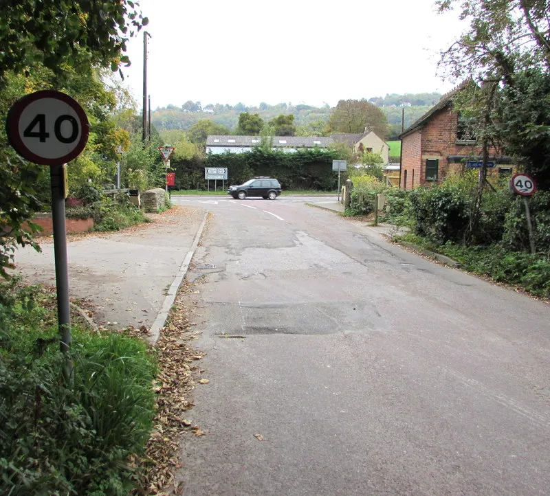40 mph speed limit, Station Road, Woodchester