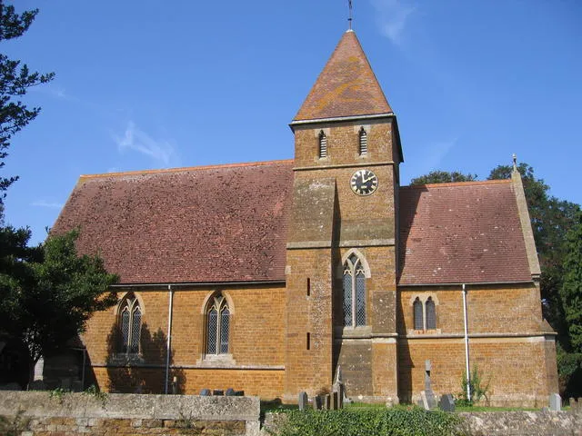 Church of England parish church of St John the Evangelist, Milton, Cherwell District, Oxfordshire.