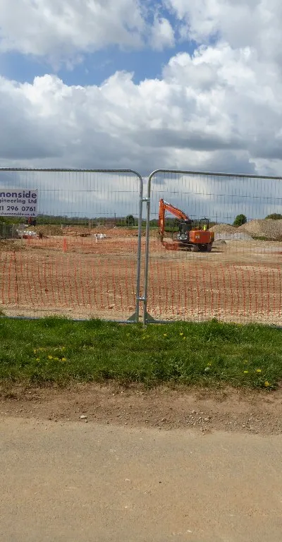 Building site at Newbold-on-Stour