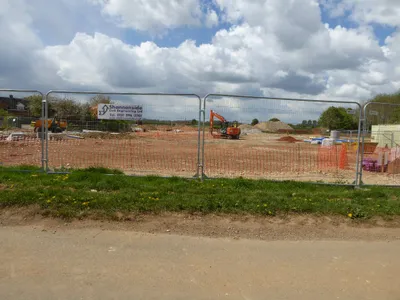 Building site at Newbold-on-Stour