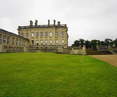Below the terrace at Heythrop Park