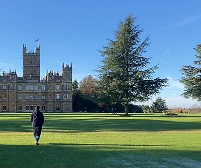 A stroll across the park of Highclere Castle