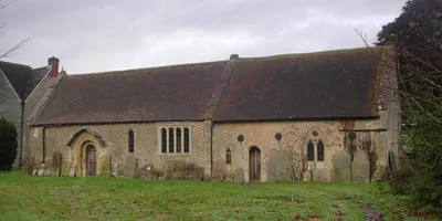 Church of England parish church of St George, Hatford, Oxfordshire (formerly Berkshire): general view from the south