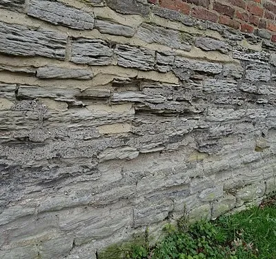 Lias stone wall