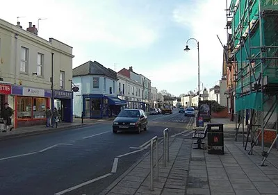 Bath Road, Cheltenham looking south from Bath Terrace The Bath Road is a busy local shopping area south of Cheltenham centre