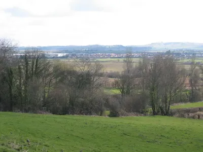Bremhill View from Bremhill This view is the footpath from the Dumb Post Inn to Bremhill Church, and looks right out to Cherhill White Horse. Calne draws ever near.