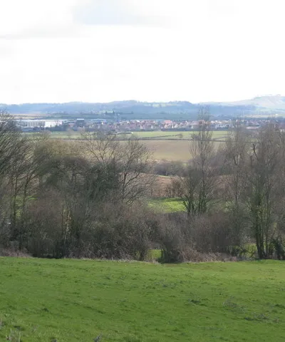 Bremhill View from Bremhill This view is the footpath from the Dumb Post Inn to Bremhill Church, and looks right out to Cherhill White Horse. Calne draws ever near.