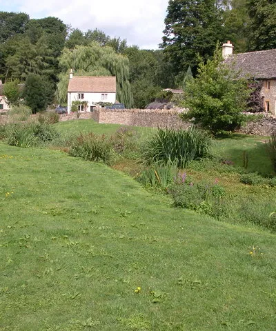 Cottages in the village of Salperton.