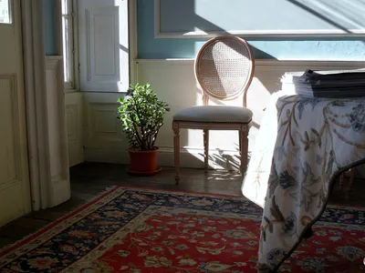 Chair in hall, Newark Park House