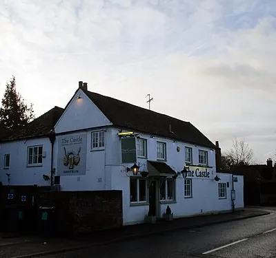 The Castle pub, Donnington, Newbury, Berkshire.